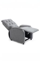 More4Homes Charlbury Fabric Pushback Recliner Armchair Sofa Fireside Chair in Grey - thumbnail 4