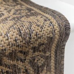 runrug Stair Runner Carpet - Durable, Non-Slip, 7mm - 'Bloom' in Light Brown - Size: 80 cm x 630 cm - thumbnail 2