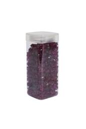 KDMD Small Dark Purple Acrylic Stone in Square Jar 320gr 2 Pack