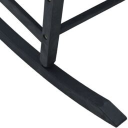 Berkfield Home Garden Rocking Chair Black 65x84x114 cm HDPE - Size: 65 x 84 x 114 cm - thumbnail 7