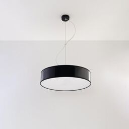 Sollux Lighting Minimalistic Pendant Lamp 111x45x45cm 3xLight in Black - Size: 111 x 45 x 45 cm - thumbnail 2