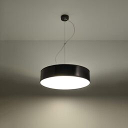 Sollux Lighting Minimalistic Pendant Lamp 111x45x45cm 3xLight in Black - Size: 111 x 45 x 45 cm - thumbnail 3