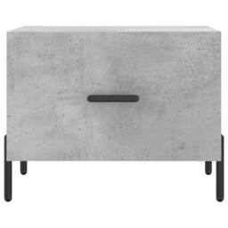 Berkfield Home Decorative Coffee Table Concrete Grey 50x50x40 cm Engineered Wood - Size: 50 x 50 x 40 cm - thumbnail 5