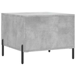 Berkfield Home Decorative Coffee Table Concrete Grey 50x50x40 cm Engineered Wood - Size: 50 x 50 x 40 cm - thumbnail 8