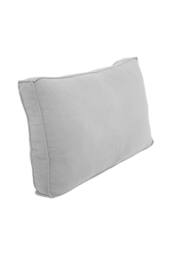 Living and Home Soft Corduroy Bedside Headboard Pillow Reading in Light Grey - Size: Large - thumbnail 6