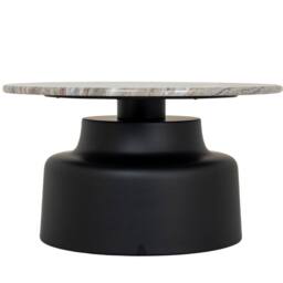 Wyld Haus Les Orangers Round Marble Coffee Table in Black - thumbnail 6