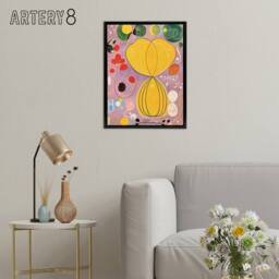 "Artery8 Hilma Af Klint Group Iv No 7 Adulthood Framed Canvas Wall Art Print - Size: W12"" x H16""" - thumbnail 3