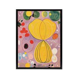 "Artery8 Hilma Af Klint Group Iv No 7 Adulthood Framed Canvas Wall Art Print - Size: W12"" x H16""" - thumbnail 1