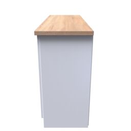 Ready Assembled 2 U Norton 2 Door 3 Drawer Sideboard (Ready Assembled) in White - Size: Large - thumbnail 2