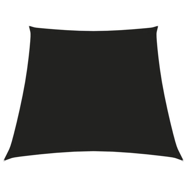 Berkfield Home Sunshade Sail Oxford Fabric Trapezium 2/4x3 m Black - image 1