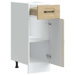 Berkfield Home Kitchen Base Cabinet Kalmar Sonoma Oak Engineered Wood in Brown - thumbnail 5