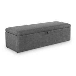 Cheshire Premium Ventura Blanket Box in Grey - thumbnail 1
