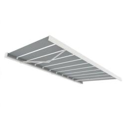 Primrose Awnings Deluxe Full White Cassette Electric Awning Remote 3m With Lights in Light Grey - thumbnail 6