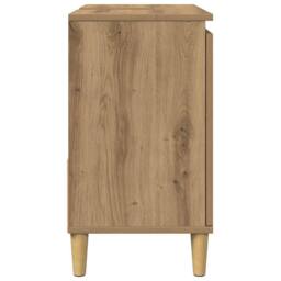 Berkfield Home Sink Cabinet Artisan Oak 65x33x60 cm Engineered Wood in Brown - Size: 65 x 33 x 60 cm - thumbnail 6