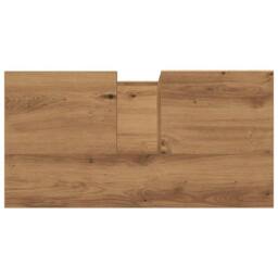 Berkfield Home Sink Cabinet Artisan Oak 65x33x60 cm Engineered Wood in Brown - Size: 65 x 33 x 60 cm - thumbnail 8