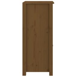 Berkfield Home Sideboard Honey Brown 40x35x80 cm Solid Wood Pine - Size: 40 x 35 x 80 cm - thumbnail 6