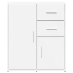 Berkfield Home Sideboard White 60x31x70 cm Engineered Wood - Size: 60 x 31 x 70 cm - thumbnail 5