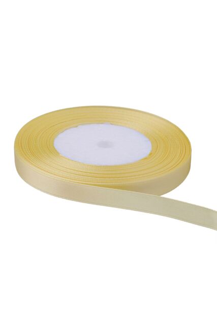 Neel Blue Double Sided Satin Polyester Ribbon Roll, 15mm x 10 Metres in Cream - image 1