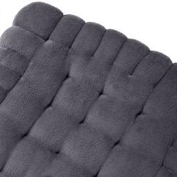 Kelvenix Milk Velvet Cookies-Grey 7cm Thick Cotton Seat Cushion Mat in Grey - Size: 100 cm x 190 cm - thumbnail 3