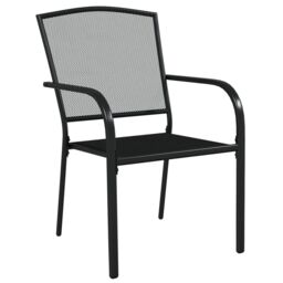Berkfield Home 5 Piece Garden Dining Set Anthracite Steel - thumbnail 5
