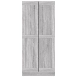 Berkfield Home Book Cabinet Grey Sonoma 82.5x30.5x185.5 cm Engineered Wood - thumbnail 5