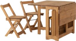 Seconique Santos Butterfly Dining Set (x4 Chairs) Natural Wax - thumbnail 4