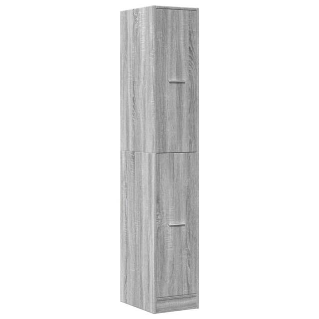 Berkfield Home Elegant Apothecary Cabinet¬†Grey Sonoma 30x41x174.5 cm Engineered Wood in Grey - image 1