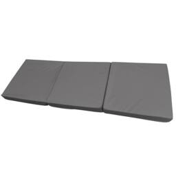 House of Home Fold-Out Z Bed Single Size Chair-Bed Folding Guest Sofa Dark Grey - thumbnail 7