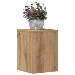 Berkfield Home Plant Stands 2 pcs Artisan Oak 25x25x35 cm Engineered Wood in Brown - Size: 25 x 25 x 35 cm - thumbnail 3