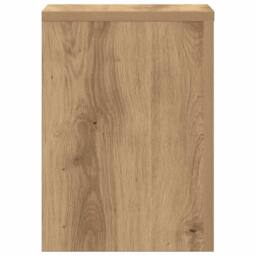 Berkfield Home Plant Stands 2 pcs Artisan Oak 25x25x35 cm Engineered Wood in Brown - Size: 25 x 25 x 35 cm - thumbnail 5