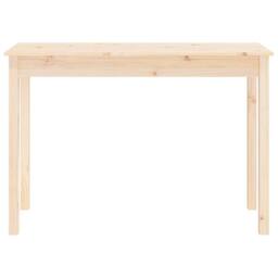 Berkfield Home Beautiful Console Table 110x40x75 cm Solid Wood Pine in Light Tan - Size: 110 x 40 x 75 cm - thumbnail 5