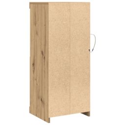 Berkfield Home Sideboard with LED Lights Artisan Oak 41x37x100 cm in Brown - Size: 41 x 37 x 100 cm - thumbnail 8