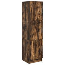 Berkfield Home Smoked Oak Sideboard Smoked oak Wood Large Smoked Oak Sideboard in Brown - thumbnail 2