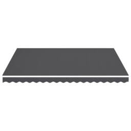 Berkfield Home Replacement Fabric for Awning Anthracite 4.5x3.5 m in Black - thumbnail 3