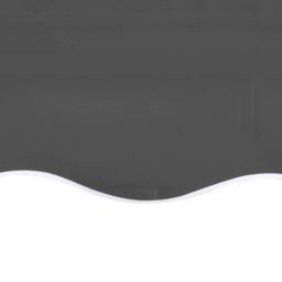 Berkfield Home Replacement Fabric for Awning Anthracite 4.5x3.5 m in Black - thumbnail 5
