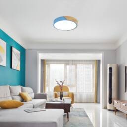 Goeco LED Ceiling Light Round, 24W, 6500K, 30cm, Round, Modern, Blue - thumbnail 6
