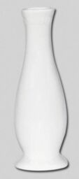 Orsina Minimalist Shape White Curved Vase, Elegant Porcelain Vase For Living Room, High Quality Flower Vase - thumbnail 2