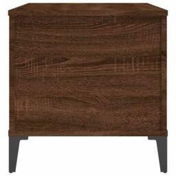 Berkfield Home Decorative Coffee Table Brown Oak 90x44.5x45 cm Engineered Wood - thumbnail 8