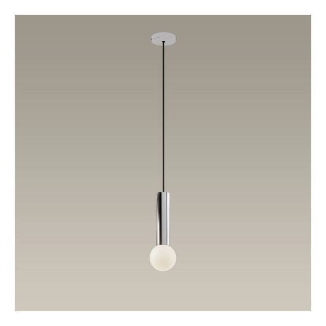 Netlighting Mist Bathroom Ceiling Simple Pendant Light Chrome E14 in Silver - image 1