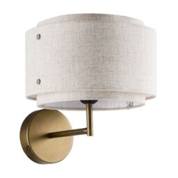 Nordlux Vintage Indoor Wall Light Brown Stainless steel E27 Retro - No, IP20 in Beige - thumbnail 4