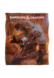 Hasbro Dungeons & Dragons Player's Handbook Art Blanket 152 x 127 cm in White - thumbnail 1