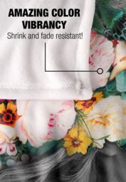 Reinders Flower Portrait Silky Touch Super Soft Throw Blanket 152 X 127 cm in White - thumbnail 4