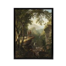 "Artery8 Asher Brown Durand Kindred Spirits Framed Canvas Wall Art Print - Size: W12"" x H16""" - thumbnail 1
