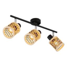 Netlighting Mali Ceiling Spotlight Bar Matt Black 3x E14 - thumbnail 1