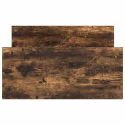 Berkfield Home Bed Frame Smoked Oak 100x200 cm Engineered Wood in Brown - thumbnail 5