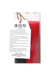 KDMD Rose 'Love' Spell Tube Candle in Red - thumbnail 2