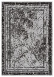 Desire Rugs Obsidian Modern Low Pile Area Rug - Frame Abstract Design in Grey - Size: 120 cm x 170 cm - thumbnail 2