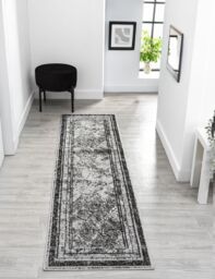 Desire Rugs Obsidian Modern Low Pile Area Rug - Frame Abstract Design in Grey - Size: 120 cm x 170 cm - thumbnail 6