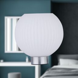 First Choice Lighting Porter - Chrome Battery Operated Lamp Base Only in Silver - thumbnail 5