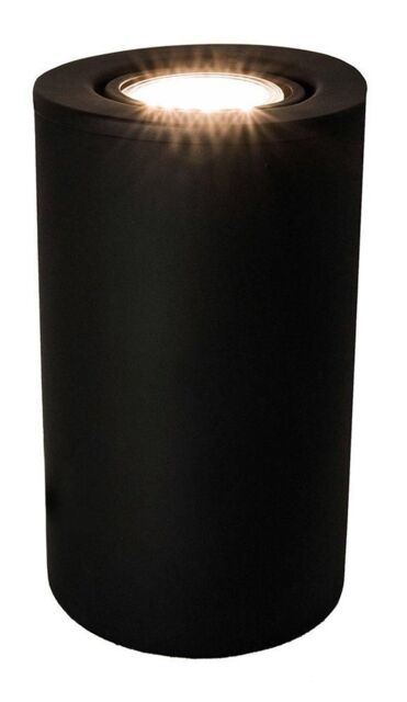 Happy Homewares Uplighter Floor or Table Lamp with Tilt Capability - GU10 in Black - image 1